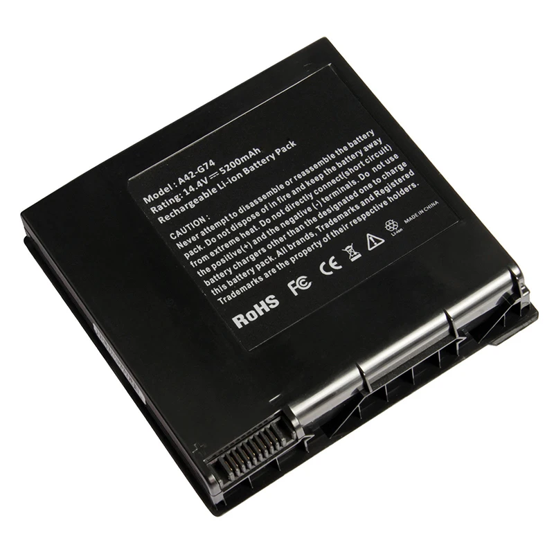 7 xinbox 8 ячеек 5200 мАч 14,4 V A42-G74 Аккумулятор для ноутбука ASUS G74 G74J G74JH G74S G74SW G74SX серии ICR18650-26F LC42SD128