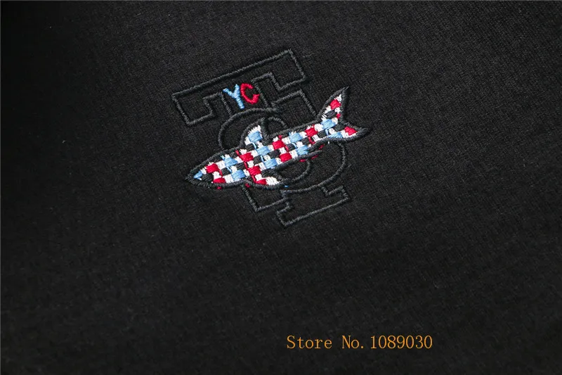 Однотонная футболка мужская одежда Летние Топы И Футболки брендовая Tace футболка с вышивкой с изображением акулы Homme Slim Fit Азиатский Размер 3XL