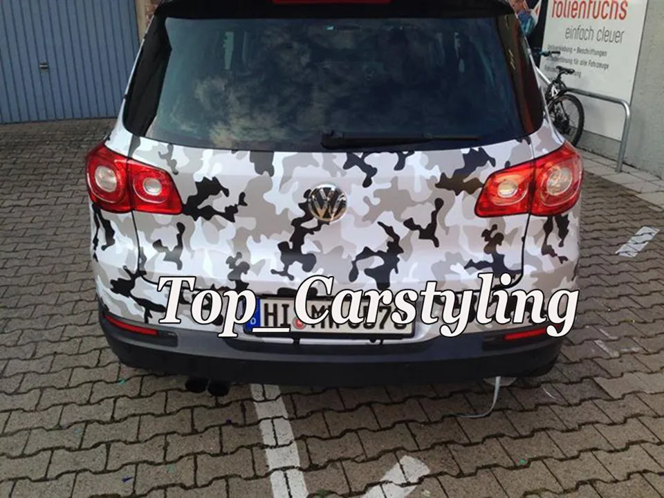 winter snow white black grey arctic camo vinyl car wrapping styling foile sheets film vinyle (2)