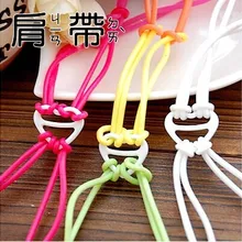 Красочный Свободный Летний Эластичный Силиконовый плечевой ремень без коробки популярный удобный полезный пояс для нижнего белья пластиковая пряжка 10 шт./лот