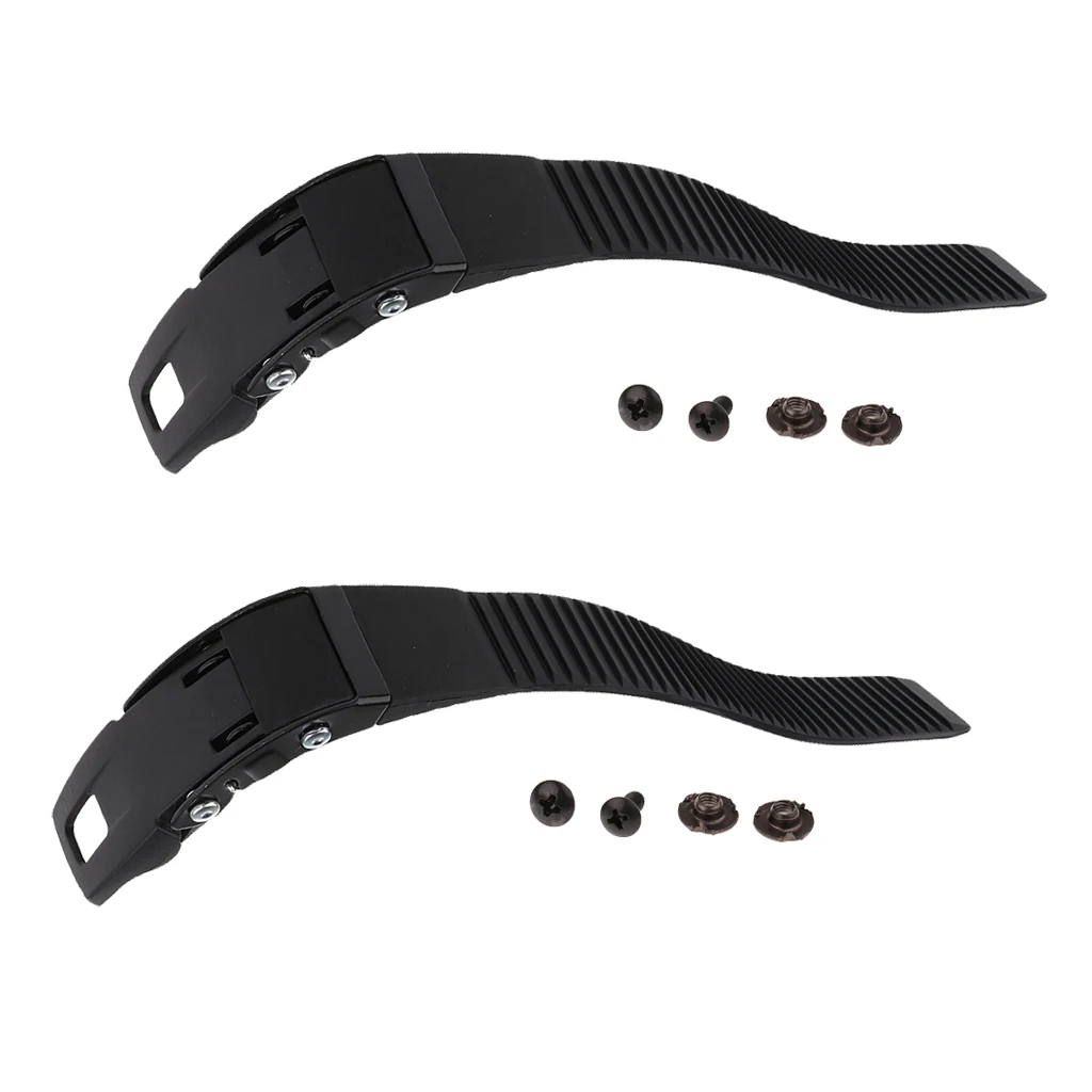 

2 Pieces Replacements Inline Roller Skating Shoes Energy Strap With Screws Nuts Accessory Part