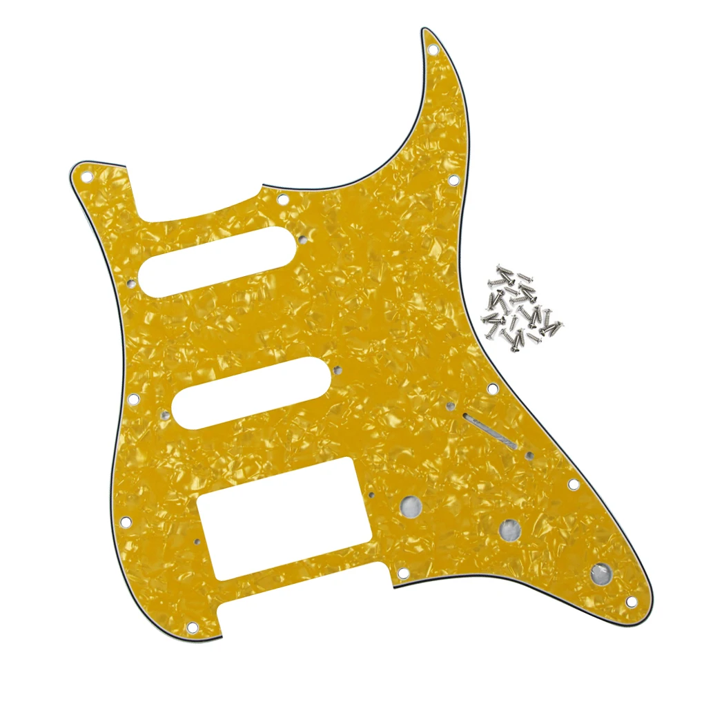 Strat SSH Electric Guitar Pickguard 11 Holes 4Ply for FD ST Guitar