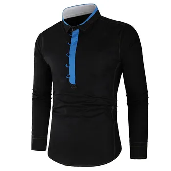 

2019 Autumn Spring Blouse Casual Streetwear Button Long Sleeve Slim Business Casua Tops Social Dress Formal Shirts Fashion