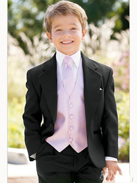 

Custom Made Tuxedo Boys Suits Black Tuxedo Boys Formal Suit/Bespoke Kid Tuxedos/Party Suits