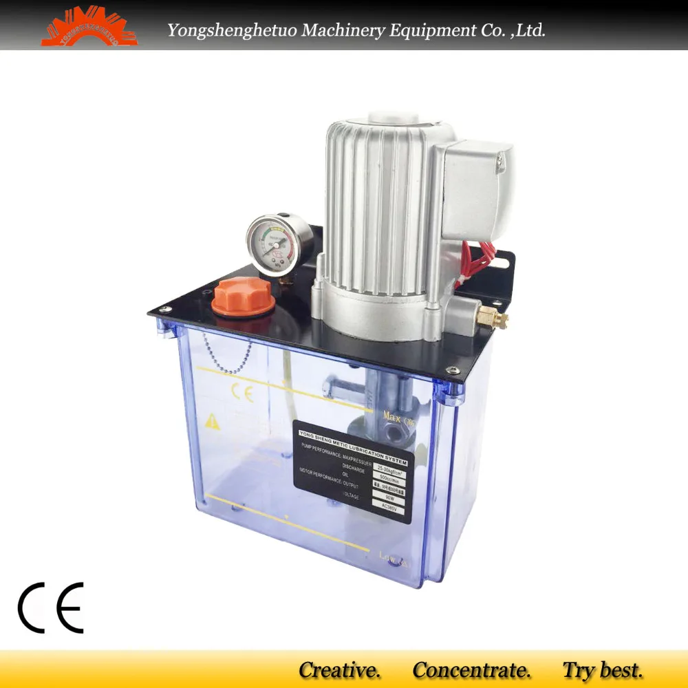 CE electric lubrication pump grease lubricator oiler 3L 380V 90W PLC control DR5 3Z for