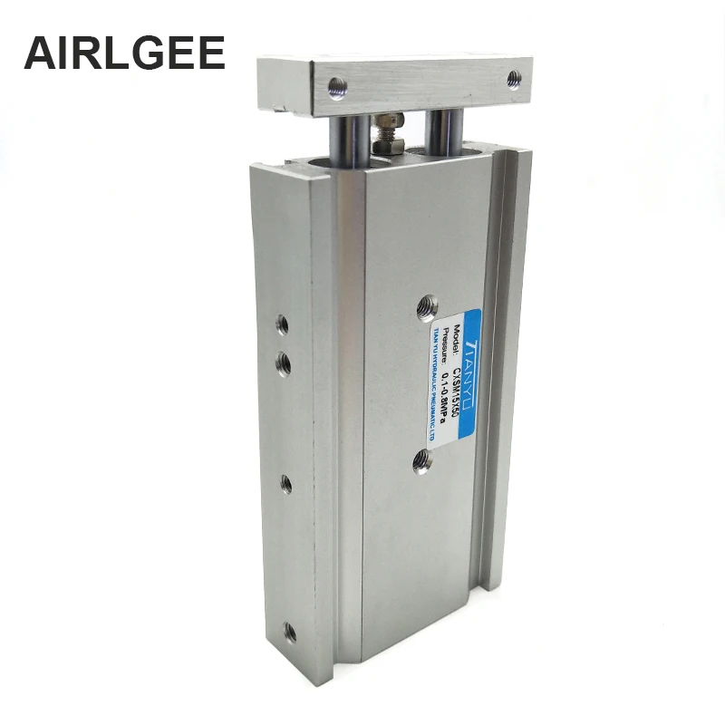 Pneumatic CXSM15X50 Slide Bearing 15mm Bore 50mm Stroke Dual Rod Double