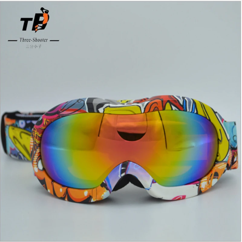 

Professional Snowboard Ski Goggles Double Lens Anti-fog for Kids Snowboard Goggles kid Skiing and Snowboarding Masks for Kids