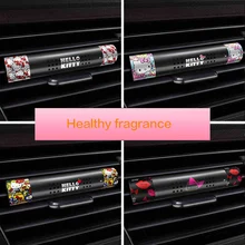 Hello kitty Стильный автомобильный ароматерапия с парфюмом, натуральный запах, автомобильный Кондиционер, магический освежитель воздуха, освежитель воздуха