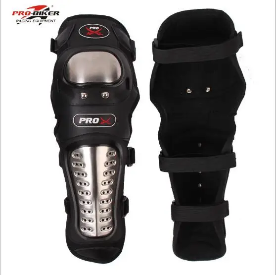 

Fashion New Desigen Outdoor Racing Stainless Steel Motorcycle Protective kneepad Motocross Protect Knee Elbow Gear Free Shipping