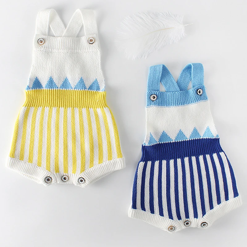 

Baby Knitted Romper Cotton Woolen Baby Girls Boys Clothes Newborn Infant Jumpsuit Sleeveless Toddler Overalls Outfits