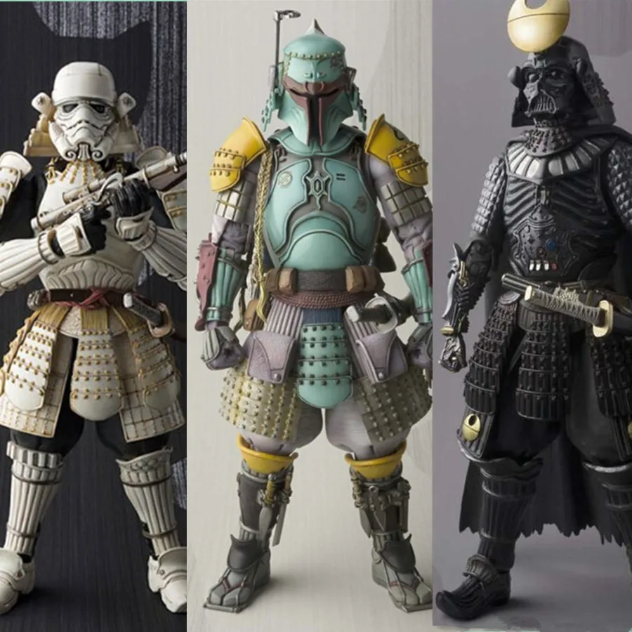 17cm Figure anime Stormtrooper Darth Vader Boba Fett Sic