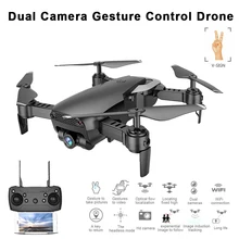 M69S X12 Upgrade Foldable Drone with 720P HD Dual Camera Gesture Control Optical Flow Position Hover RC Quadcopter VS SG700
