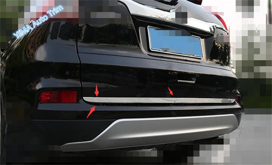 Для Honda CRV CR V 2013 2016 нержавеющая сталь задняя дверь Нижняя крышка багажника отделка