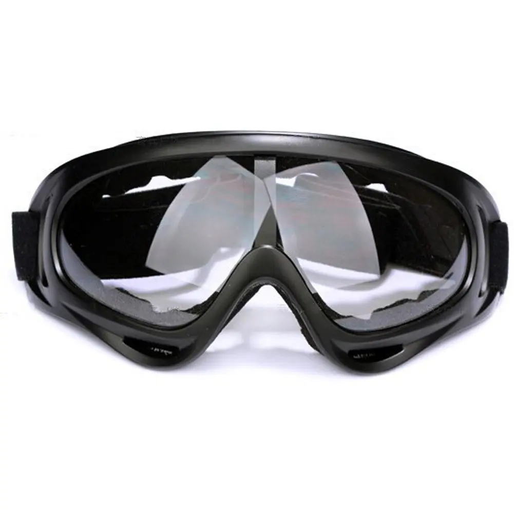 UV400 лыжные очки для мужчин и женщин, анти-туман, для взрослых, зимние лыжные очки, сноуборд, снежные очки,, анти-УФ, MTB, очки для катания на коньках - Цвет: Прозрачный