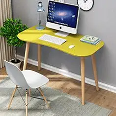 Модные компьютерные столы в скандинавском стиле, минималистичный современный стол для спальни из твердой древесины - Цвет: G2
