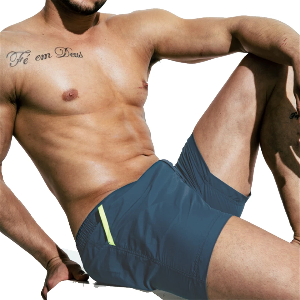

Mens Shorts Summer Beach Surf Swim Sport Swimwear Men Boardshorts Man Board Short Quick Dry Bermuda Swimsuit size XXL Lining