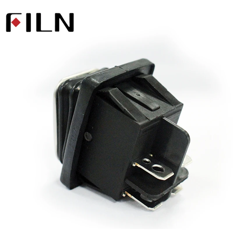 New hote IP67 Waterproof 6V 12V 24V 110V 380V 220V Red Green Blue lamp ON OFF DPST Rocker switch 5