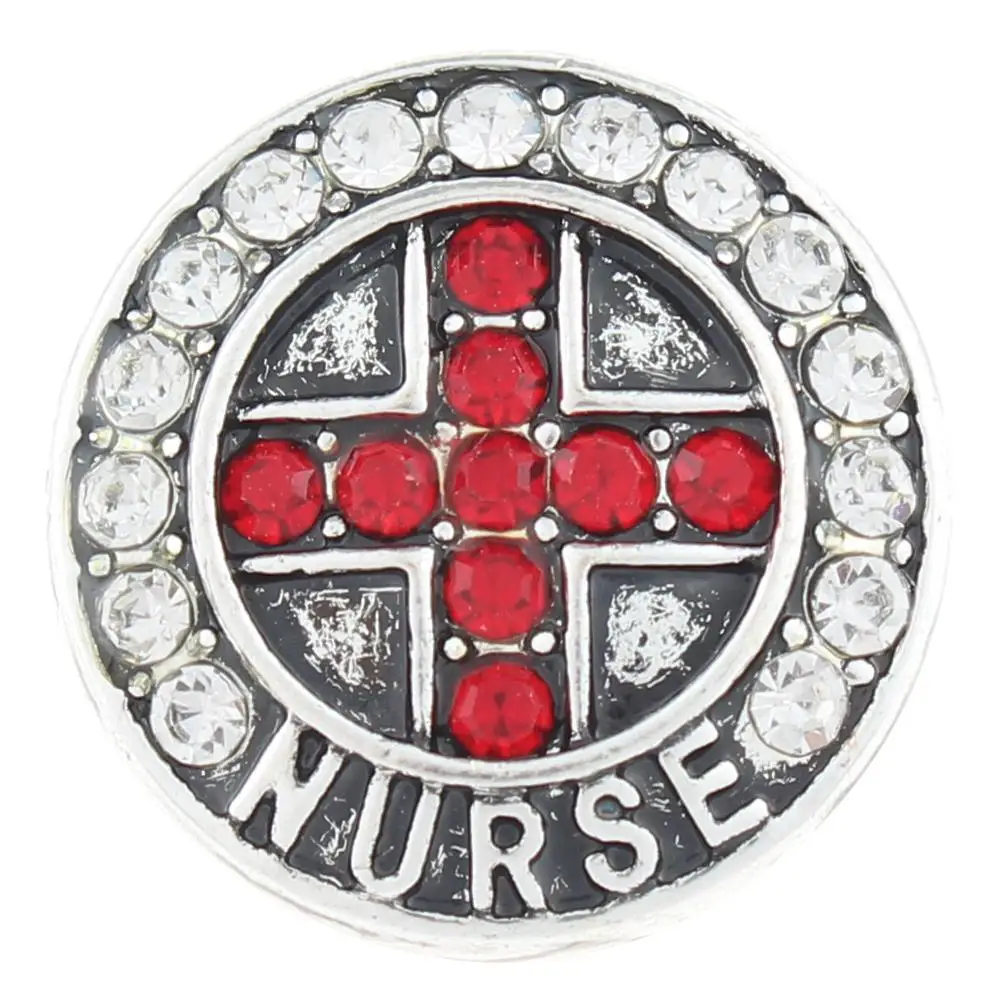 

Jayna Lee 20mm nurse Design Snap Charm Pops Fit Ginger Snaps Interchangeable Jewelry for women men gifts GJS1084