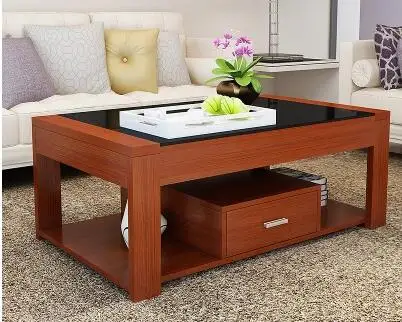 Modern tempered glass tea table. New table. Rectangular tea table..