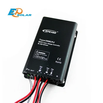 

EPSOLAR Tracer3906LPLI Lithium battery 15A 12V 24V MPPT Solar charge controller with Timer IP67 LED Driver programmed app EPEVER