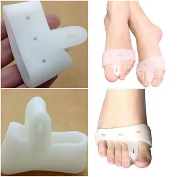 

1Pair Foot Care Toes Separators Finger Beetle-Crusher Bone Ectropion Stretchers Bunion Corrector Hallux Valgus Straightener