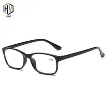 Квадратные очки для чтения из смолы для мужчин и женщин TR90 сверхлегкие портативные очки для чтения с небольшой рамкой+ 1,0~+ 4,0