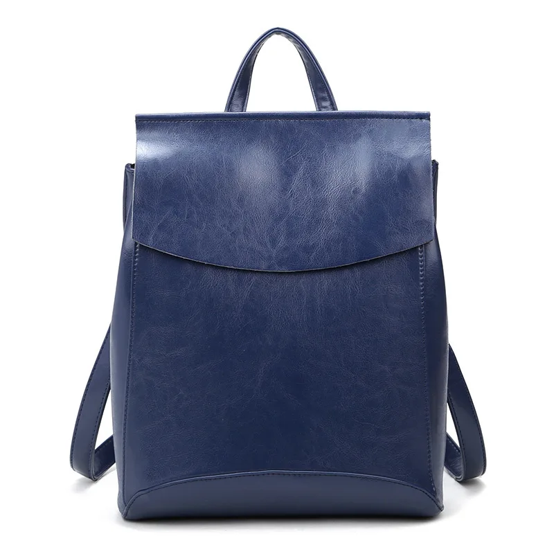 2017 Genuine Leather Women Backpacks female backpacks for teenage girls school bags ladies shoulder bags Vintage