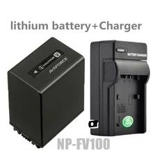 NP-FV100 NPFV100 Digital Camera Batteries+Charger NP-FV100 lithium battery For Sony NP FV50 FV70 HDR XR550 CX760 PJ760 PJ790 цена NP-FV100 NPFV100 Digital Camera Batteries+Charger NP-FV100 lithium battery For Sony NP FV50 FV70 HDR XR550 CX760 PJ760 PJ790 цены онлайн