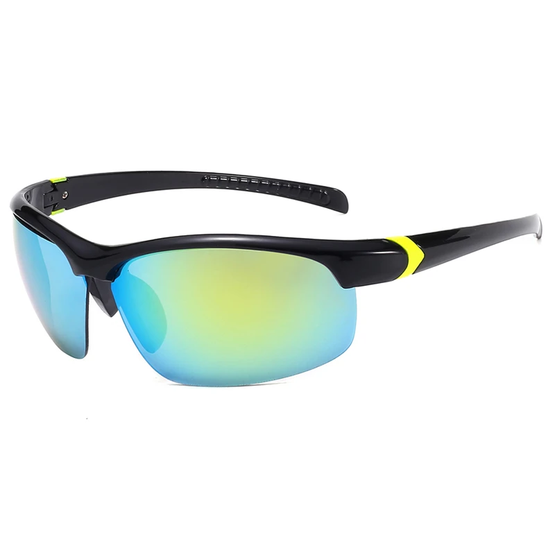 Походные солнцезащитные очки для рыбалки ветрозащитные UV400 очки камуфляжные охотничьи очки для кемпинга мужские тактические очки для стрельбы - Цвет: Blackgold