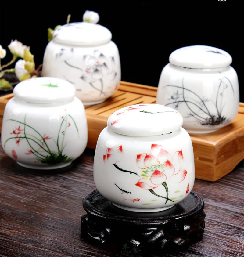 Герметичный керамический баночки Китайские Контейнеры для чая канистра портативная коробка для хранения чая для свободный пояс guan yin/da hong pao/красный черный зеленый чай