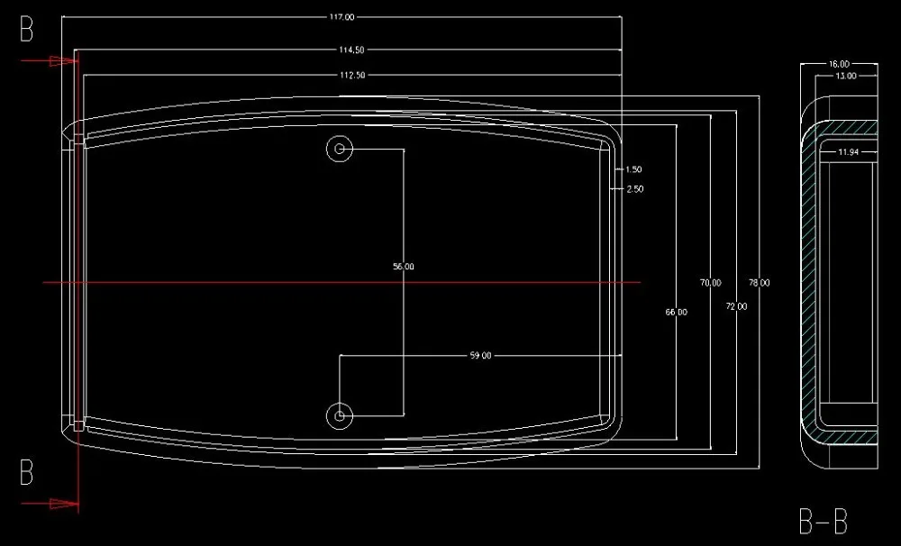 szomk handheld plastic box for electronics instrument housing plastic enclosure for pcb design junction box device project box  (2)