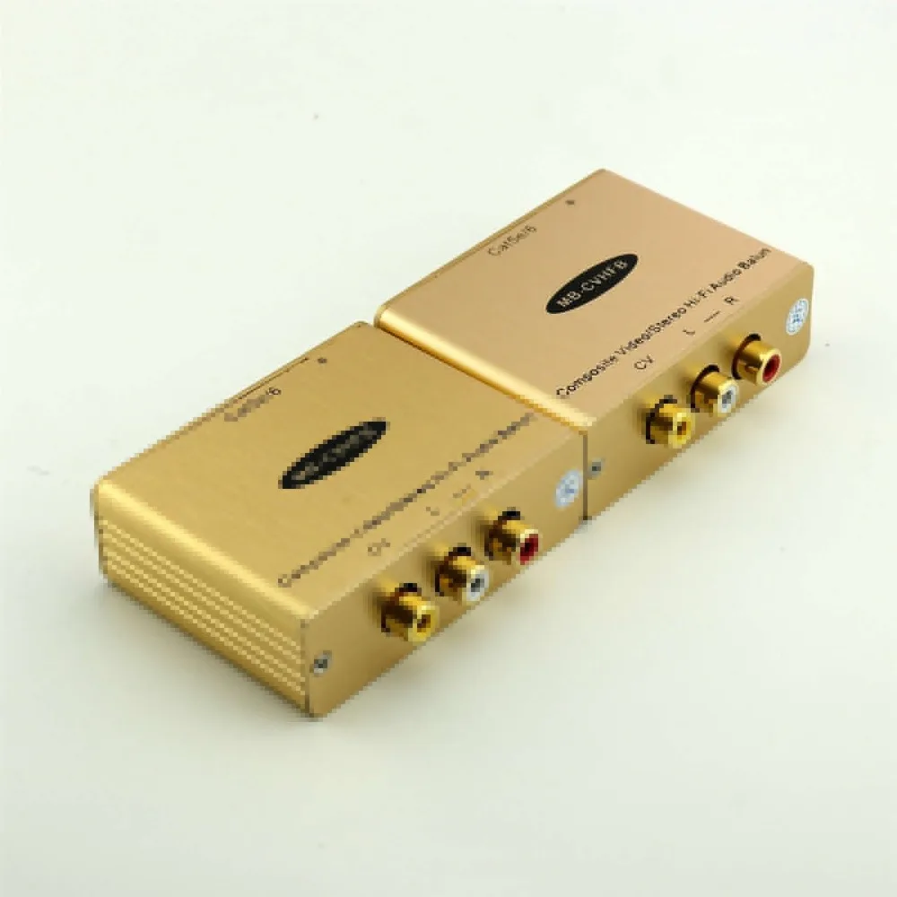 

Композитный видео/стерео Hi-Fi аудио удлинитель RJ45 Cat5e/6, 1 пара