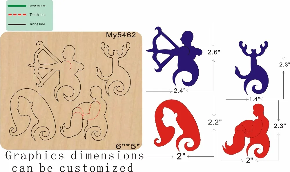 

constellation new wooden mould cutting dies for scrapbooking Thickness-15.8mm