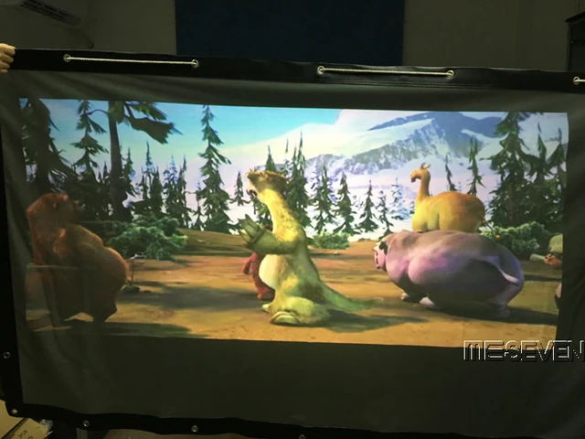 72 Inches 4:3 Portable Translucent PVC Rear Projection Screen for Any 3D HD  DLP Projectors - AliExpress