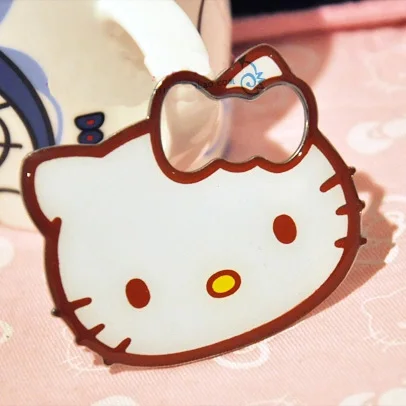 

1 Pcs Kawaii Cartoon Kitty Cat Stainless Steel Beer Bottle Opener with Magnet.Kitty Fridge Magnet.Wine Opened.Free shipping