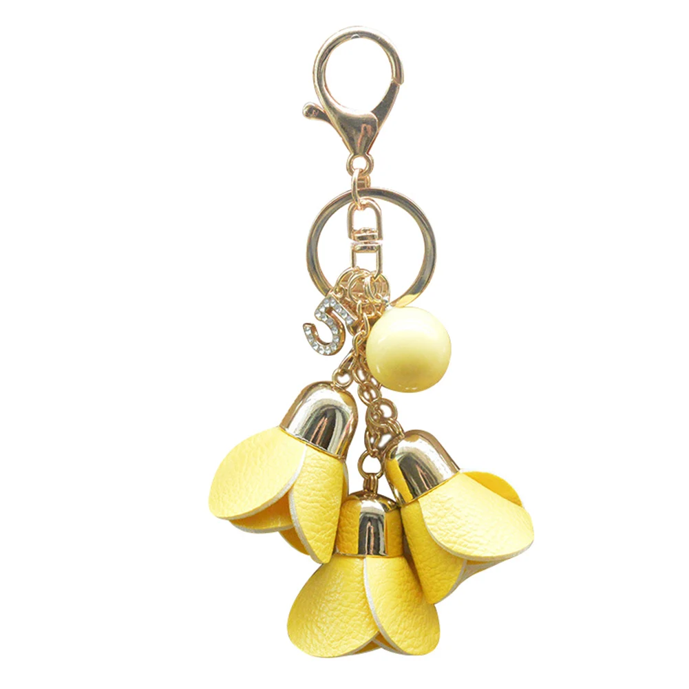 Fashion Rose Flower Keychain Keyring Car Key Chain Women Key Holder