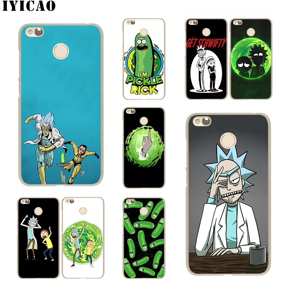 IYICAO Rick Morty Hard для Xiaomi Mi 5 5S 6 9 8 A2 Lite 5X Mix 2S F1 SE MAX 3 9T A3 Pro CC9E Redmi Note Pro|Чехлы-накладки| |