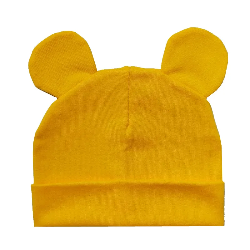 Boys Girls Cotton Solid Cap Soft Warm Cartoon Children Hat Cute Ears Design Spring Autumn Baby Kids Skullies Beanies Accessories mens skully