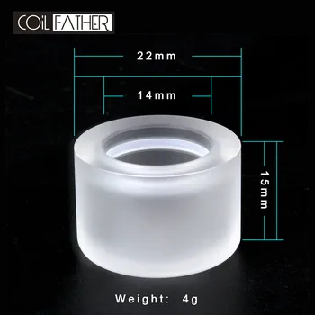 

Coil Father Acrylic Drip Tip Cap For Vape Pen 22 Mouthpiece Hat Drip Tips For Electronic Cigarette Tank Kit
