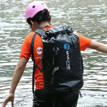 

PVC Waterproof Dry Bag 30L Outdoor Travel Foldable Rain Cover Trekking Bag Beach Swimming Bag Rafting River Ocean Backpack