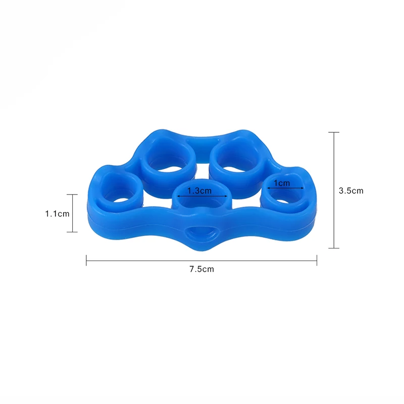 Шт. 3 шт. силиконовые палец сила тренажер тянуть кольцо Ручка Усилитель сопротивление рук Группа палец тренер