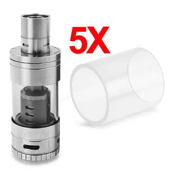 

3/Pcs Glass Tube For Smok TFV4 Mini Replacement Pyrex Glass Tube Cap Vapor Tank
