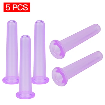 

5pcs/set Silicone Back Body Massage Helper Anti Cellulite Vacuum Cans Eye Skin Care Anti-Age Anti Cellulite Health Care
