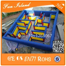 Большой наружный лабиринт игры Надувные лабиринт игрушки для продажи, веселые игры надувные головоломки лабиринт игры для детей и взрослых