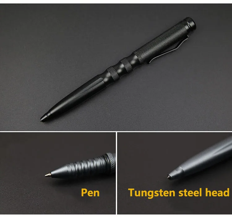 Self-Defense Tactical Pen Tungsten steel head Self-Defense Broken Multi Functional Pen 3 Colors Outdoor Portable Emergency tool (7)