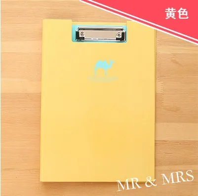 high quality candy color a4 paper clipboard menu office file paper