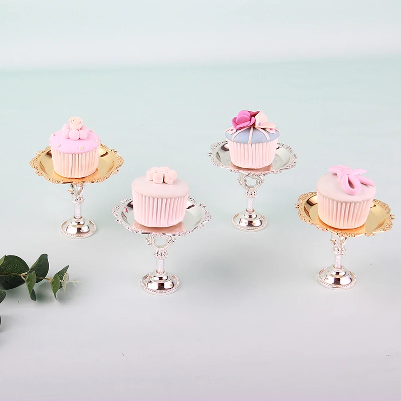 

four 3122 mini cupcakes pallet cake stand dessert pasty plate for wedding decoration party & event supplies