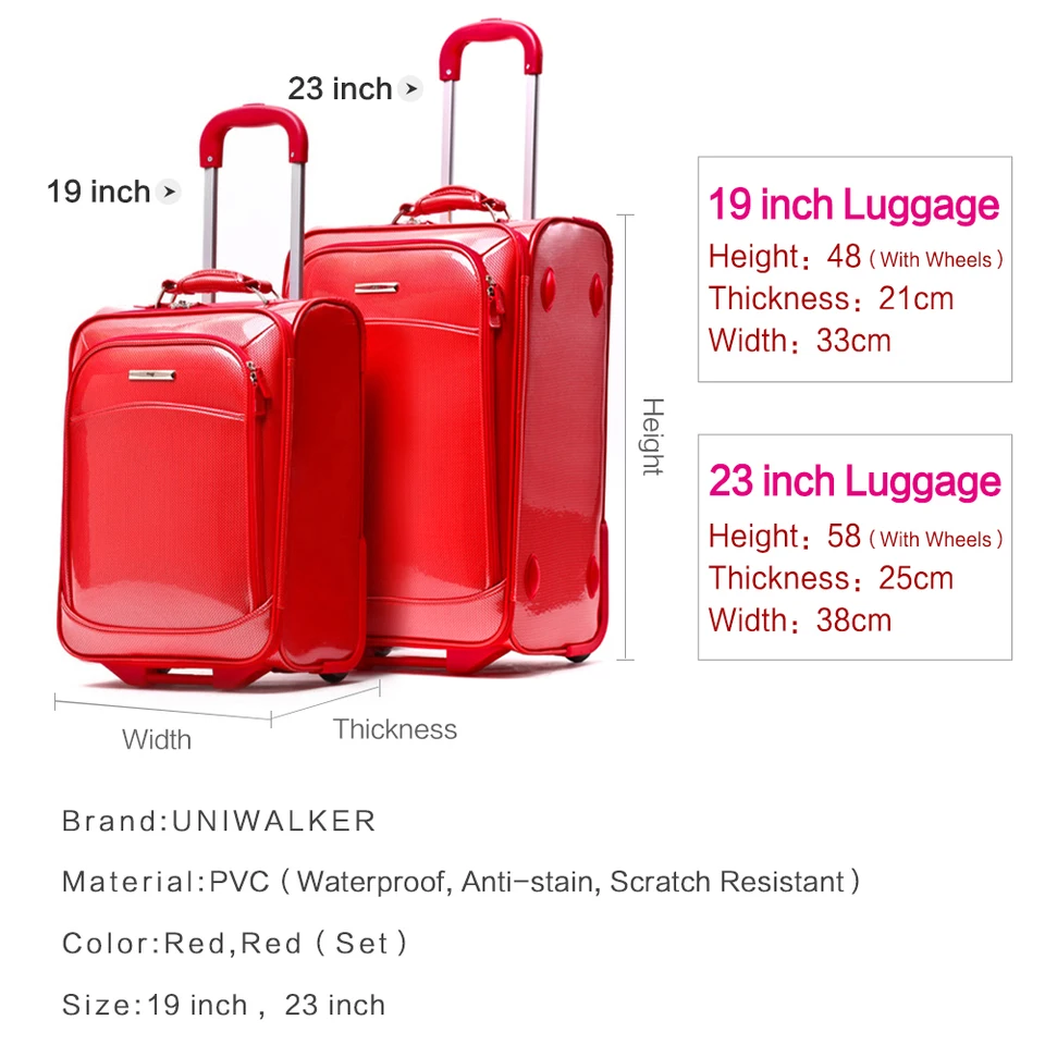 23 inch hardside luggage