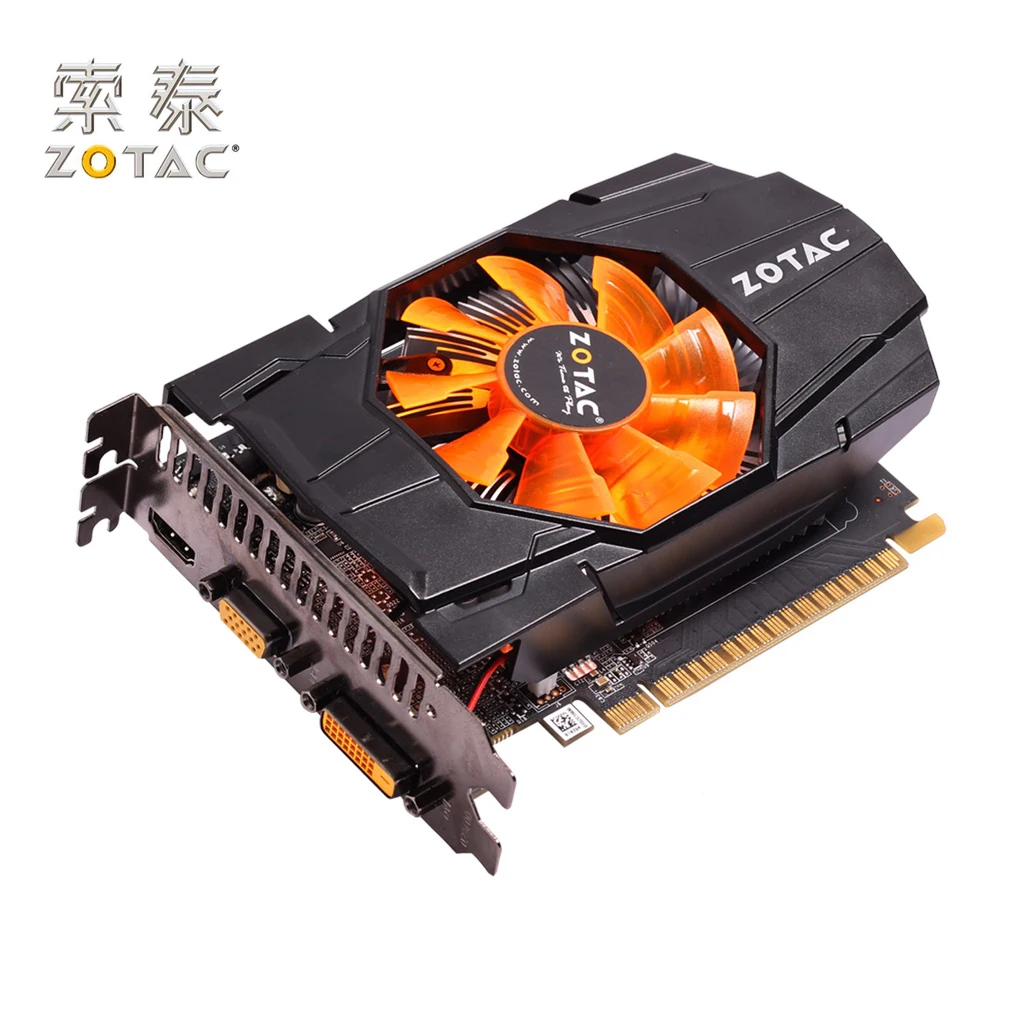 ZOTAC GeForce GTX 650-1GD5 видеокарты интернет PA для NVIDIA GTX600 GTX650 1GD5 1 г видеокарта 128 бит используется GTX-650