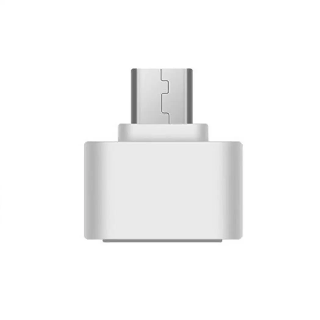 Общий телефонный кабель данных OTG адаптер USB для мобильного телефона 2,0 Android для - Цвет: White